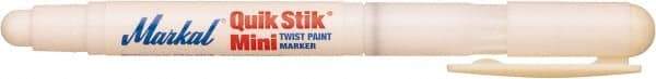 Markal - White Solid Paint Marker - Fine Medium Tip, Alcohol Base Ink - A1 Tooling