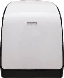 Kimberly-Clark Professional - Manual, Plastic Paper Towel Dispenser - 1 Roll with Stub 7-1/2", White - A1 Tooling