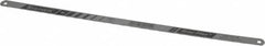 Starrett - 12" Long, 18 Teeth per Inch, Carbon Steel Hand Hacksaw Blade - Toothed Edge, 1/2" Wide x 0.025" Thick, Flexible - A1 Tooling