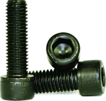 M8 - 1.25 x 140mm - Black Finish Heat Treated Alloy Steel - Cap Screws - Socket Head - A1 Tooling