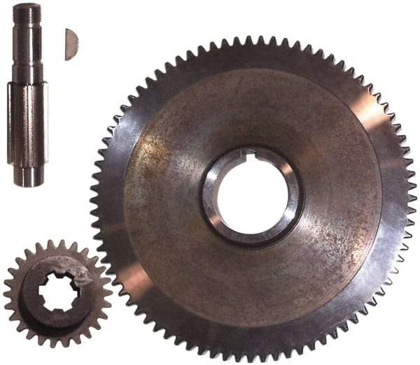 Bridgeport - Spindle Bull Gear Assembly - Step Pulley Top Housing, 1 HP B Series Mills - A1 Tooling