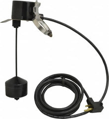 Little Giant Pumps - 115/230 AC Volt, Piggyback Vertical Mechanical Float Switch, Sump, Sew and Eff, Float Switch - 10 Ft. Cord Length, 1/5 HP, PVC, 13 Amperage Rating, For Use with Universal - A1 Tooling