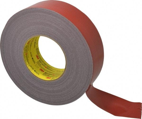 3M - 2" x 55m Red Duct Tape - 12.1 mil, Rubber Adhesive, Polyethylene Film Backing, 36 Lb/ln Tensile Strength, 200°F Max, Series 8979N - A1 Tooling