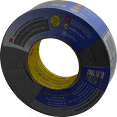 3M - 2" x 55m Black Duct Tape - 12.1 mil, Rubber Adhesive, Polyethylene Film Backing, 36 Lb/ln Tensile Strength, 200°F Max, Series 8979 - A1 Tooling