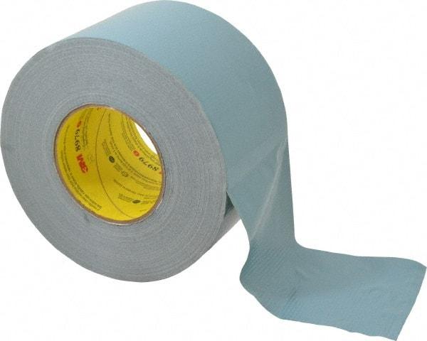 3M - 4" x 55m Blue Duct Tape - 12.1 mil, Rubber Adhesive, Polyethylene Film Backing, 36 Lb/ln Tensile Strength, 200°F Max, Series 8979 - A1 Tooling