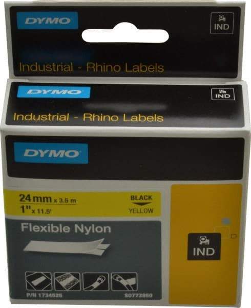 Rhino - 450,732" Long, Yellow Flexible Nylon Self Laminating Label - For RHINO 6000 or RHINO 6500 - A1 Tooling