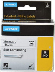 Rhino - 216" Long, White Vinyl Self Laminating Label - For RHINO 6000 or RHINO 6500 - A1 Tooling