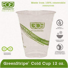 ECO PRODUCTS - Renewable & Compostable Cold Cups - 12 oz - Clear - A1 Tooling