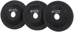 PRO-SOURCE - 120 Grit, 2" Wheel Diam, 5/32" Wheel Thickness, 3/8" Arbor Hole, Depressed Center Wheel - Aluminum Oxide - A1 Tooling