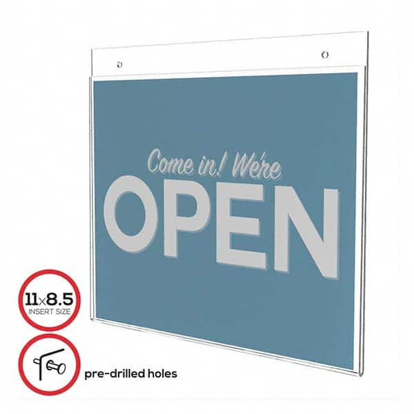 Deflect-o - Display & Organizer Accessories Type: Sign Holder For Use With: Signs - A1 Tooling