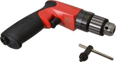 Sioux Tools - 3/8" Keyed Chuck - Pistol Grip Handle, 4,000 RPM, 11.8 LPS, 25 CFM, 0.6 hp - A1 Tooling