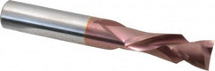 Onsrud - 1/2" Cutting Diam x 1-3/8" Length of Cut, 2 Flute, Compression Spiral Router Bit - Marathon Coated, Right Hand Cut, Solid Carbide, 3" OAL x 1/2" Shank Diam, Double Edge, 30° Helix Angle - A1 Tooling