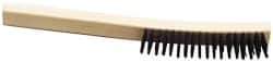 Ability One - Hand Wire/Filament Brushes - Wood Curved Handle - A1 Tooling