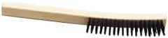 Ability One - Hand Wire/Filament Brushes - Wood Curved Handle - A1 Tooling