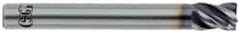 OSG - 1/2", 4 Flute, Single End, Solid Carbide, Corner Chamfer End Mill - 5" OAL, 35° Helix, Right Hand Flute, 5/8" LOC, Right Hand Cut - A1 Tooling