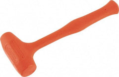 Proto - 28 oz Head 2" Face Diam Urethane Dead Blow Hammer - 12" OAL, Urethane Handle - A1 Tooling