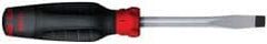 Slotted Screwdriver: 5/16″ Width, 8-1/2″ OAL, 4″ Blade Length 102mm Blade Length, Round Shank, Ergonomic Handle