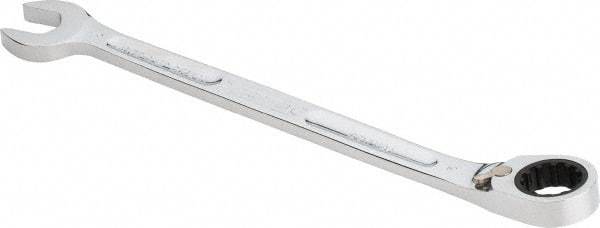 Proto - 19mm 12 Point Combination Wrench - 15° Head Angle, 11-15/32" OAL, Steel, Chrome Finish - A1 Tooling