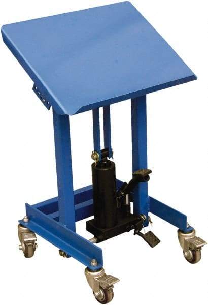 Vestil - Work Table - Steel, Fixed Leg, Blue, 21" Long x 21" Deep x 28" High - A1 Tooling