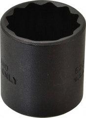 Proto - 15/16", 3/8" Drive, Standard Hand Socket - 12 Points, 1-9/16" OAL, Alloy Steel, Black Finish - A1 Tooling