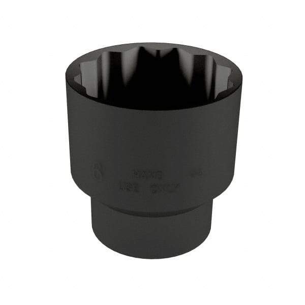 Proto - 1-7/16", 1/2" Drive, Standard Hand Socket - 12 Points, 2-1/8" OAL, Alloy Steel, Black Finish - A1 Tooling