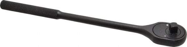 Proto - 3/8" Drive Pear Head Ratchet - Black Oxide Finish, 11" OAL, 24 Gear Teeth - A1 Tooling