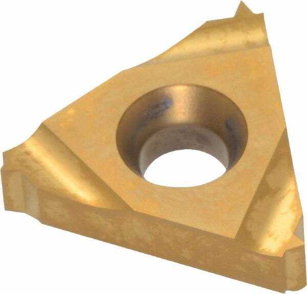 Hertel - 16IR Internal Right Hand 20 UN Laydown Threading Insert - Grade HG630TR, TiC/TiN Coated Carbide - A1 Tooling