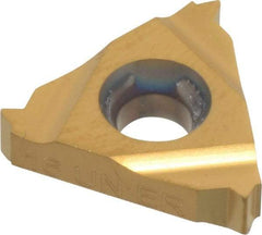 Hertel - 16ER External Right Hand 16 UN Laydown Threading Insert - Grade HG330TR, TiC/TiN Coated Carbide - A1 Tooling