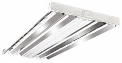 Cooper Lighting - 4 Lamps, 32 Watts, Fluorescent, High Bay Fixture - 48-7/16" Long x 2-15/32" High x 19-17/32" Wide, 120/208/240/277 Volt, Steel Housing - A1 Tooling