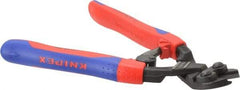 Knipex - 8" OAL, Bolt Cutter - 18mm Jaw Length x 33mm Jaw Width, 20° Angled Head, Ergo Dual Component Handle - A1 Tooling