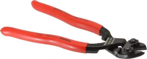 Knipex - 8" OAL, Bolt Cutter - 18mm Jaw Length x 33mm Jaw Width, 20° Angled Head, Ergo Dual Component Handle - A1 Tooling