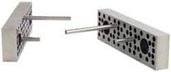 Kurt - 8" Jaw Width, 2.2" Jaw Height, 1.075" Jaw Thickness, 3-in-1 Plate, Vise Jaw Set - Steel, 2 Jaws, Steel, Bolt On, Hard Jaws, 8 Kurt Vise Compatibility - A1 Tooling