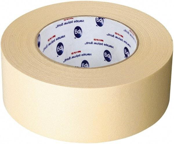 Intertape - 2" Wide x 60 Yd Long Tan Paper Masking Tape - Series 519, 6 mil Thick, 23 In/Lb Tensile Strength - A1 Tooling