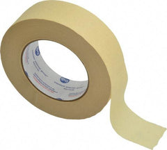 Intertape - 1-1/2" Wide x 60 Yd Long Tan Paper Masking Tape - Series 519, 6 mil Thick, 23 In/Lb Tensile Strength - A1 Tooling