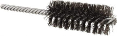 Osborn - 1" Diam Helical Steel Tube Brush - Double Spiral, 0.0104" Filament Diam, 2-1/2" Brush Length, 5" OAL, 0.238" Diam Shank - A1 Tooling