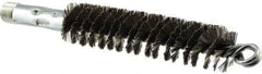 Osborn - 1" Diam Helical Steel Tube Brush - Double Spiral, 0.01" Filament Diam, 4-1/2" Brush Length - A1 Tooling