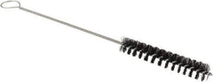 Osborn - 1/2" Diam Helical Nylon Tube Brush - 0.008" Filament Diam, 3" Brush Length, 8-1/2" OAL, 1/8" Diam Shank - A1 Tooling