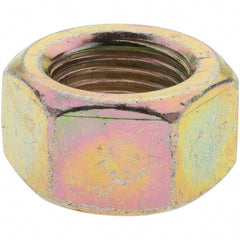 Value Collection - 5/8-18 UNF Steel Right Hand Hex Nut - 15/16" Across Flats, 35/64" High, Zinc Yellow Dichromate Finish - A1 Tooling