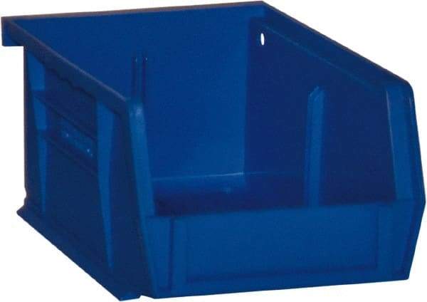 Durham - 5-7/16" Deep, Blue Plastic Hang and Stack Bins - 3" High x 4-3/16" Wide x 5-7/16" Long - A1 Tooling