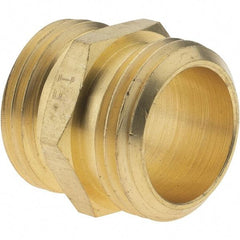 Value Collection - 3/4 Garden Hose Adapter - Brass, Male Hose to Male Hose Connector - A1 Tooling