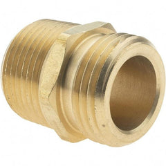 Value Collection - 3/4 x 3/4 Garden Hose Adapter - Brass, Male Hose to Male Pipe Connector - A1 Tooling