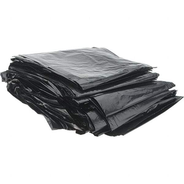 Value Collection - 1.5 mil Thick, Heavy-Duty Trash Bags - High-Density Polyethylene (HDPE), 40" Wide x 46" High, Black - A1 Tooling