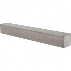 Value Collection - 12" Long x 1-1/2" High x 1-1/2" Wide, Plain Steel Oversized Key Stock - Cold Drawn Steel - A1 Tooling