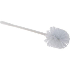 Value Collection - Toilet Bowl Brush - Synthetic, Plastic Handle, White - A1 Tooling