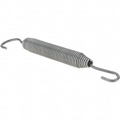 Value Collection - 17/32" OD, Steel Extension Spring - 5-1/4" Free Length - A1 Tooling