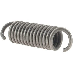 Value Collection - 1/2" OD, Steel Extension Spring - 64 Lb/In Rating - A1 Tooling