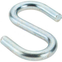 Value Collection - Trade Size 526, Carbon Steel Bright Zinc S-Hook - 189 Lb Capacity, 1/4" Wire, 2-1/4" OAL - A1 Tooling