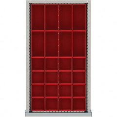 LISTA - 24-Compartment Drawer Divider Layout for 2.17" High Drawers - A1 Tooling