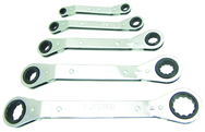 5 Piece - 12 Point - Offset Ratcheting Box Wrench Set - A1 Tooling