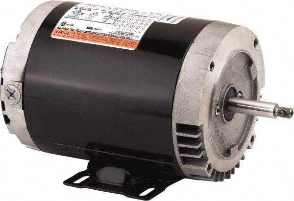 US Motors - 2 hp, ODP Enclosure, No Thermal Protection, 3,510 RPM, 575 Volt, 60 Hz, Three Phase Standard Efficient Motor - Size 56 Frame, Rigid Mount, 1 Speed, Ball Bearings, 2.2 Full Load Amps, F Class Insulation, CCW Lead End - A1 Tooling